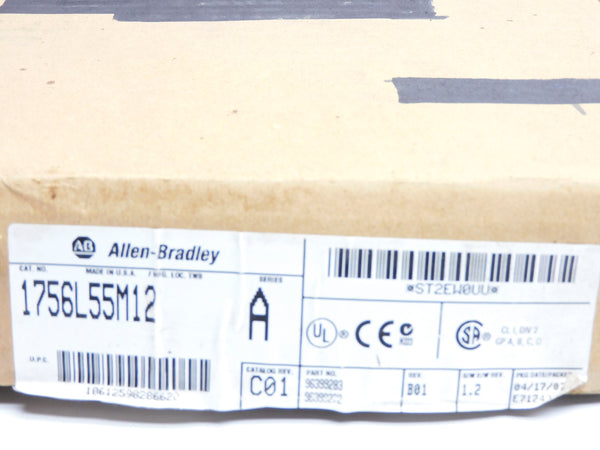 ALLEN BRADLEY 1756-L55M12 SER. A F/W 1.2 NSMP