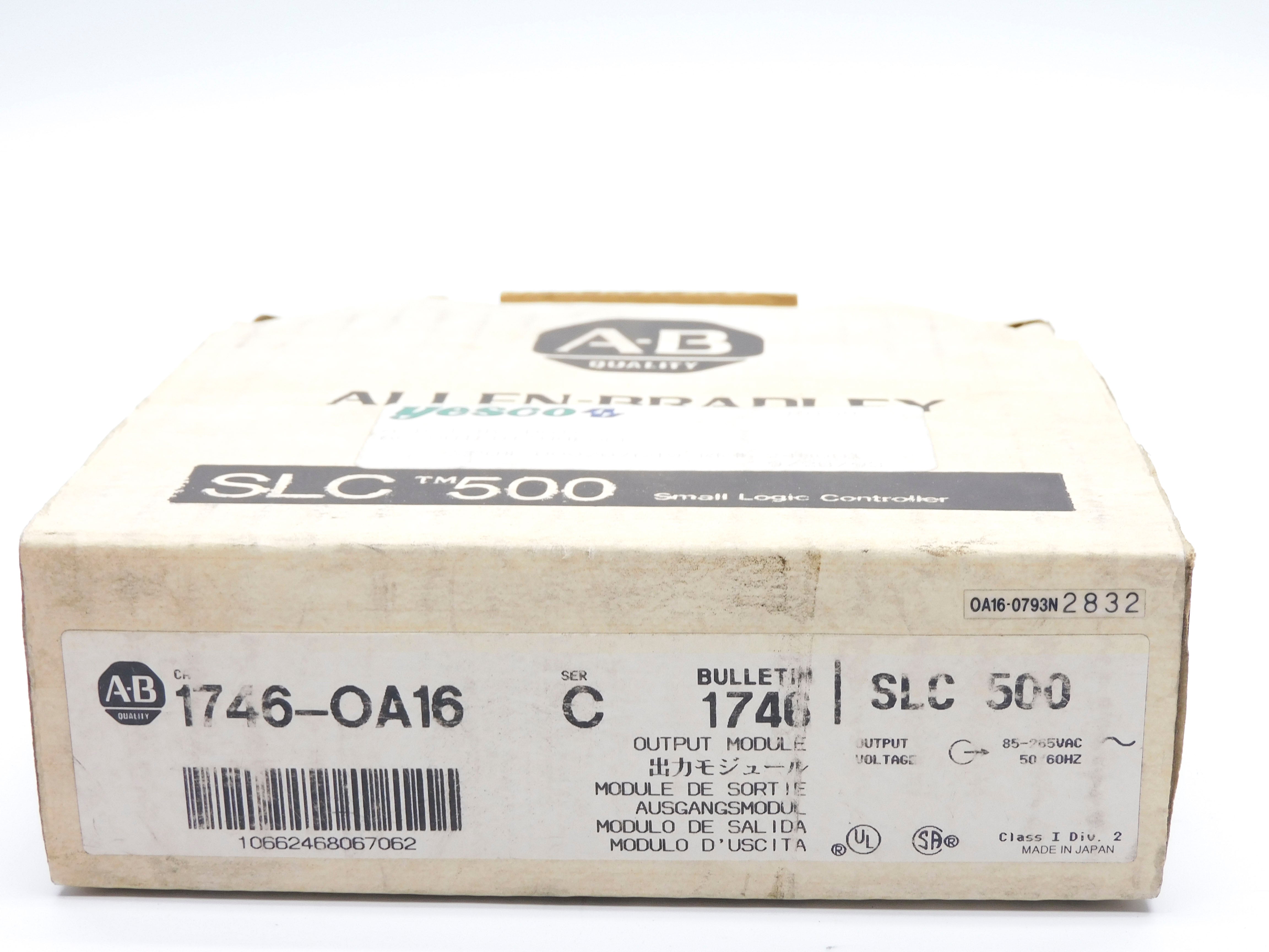 ALLEN BRADLEY 1746-OA16 SER. C 85-265VAC NSMP