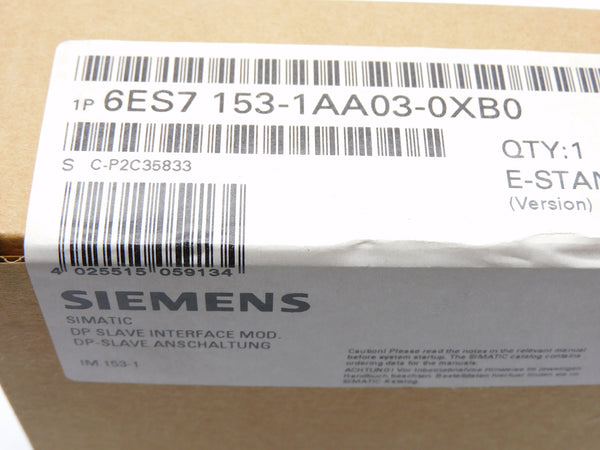 SIEMENS 6ES7153-1AA03-0XB0 NSFS