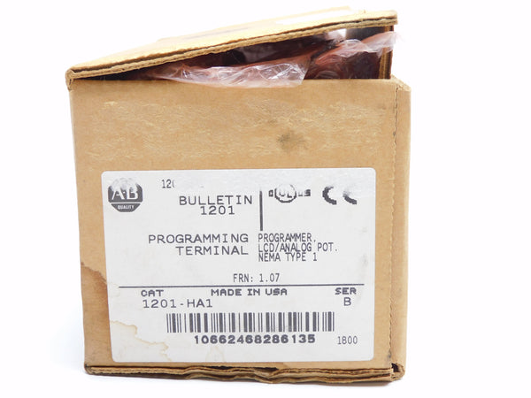 ALLEN BRADLEY 1201-HA1 SER. B F/W 1.07 12V 0.110A NSMP