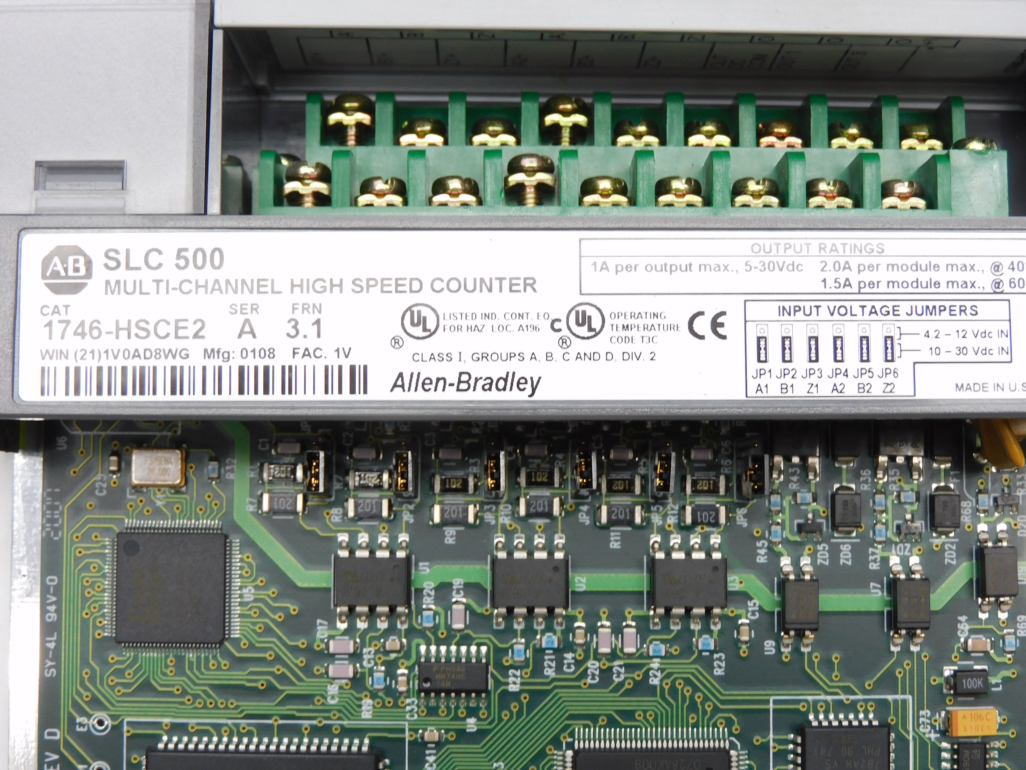 ALLEN BRADLEY 1746-HSCE2 SER. A F/W 3.1 5-30VDC 2A NSMP