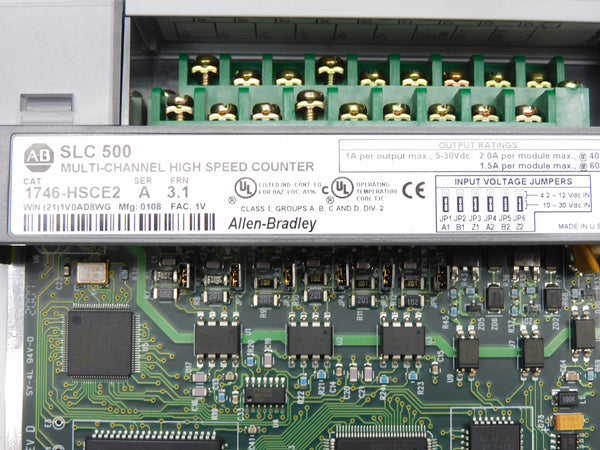 ALLEN BRADLEY 1746-HSCE2 SER. A F/W 3.1 5-30VDC 2A NSMP