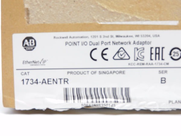 ALLEN BRADLEY 1734-AENTR SER. B F/W 5.012 10-28.8VDC 10A NSMP
