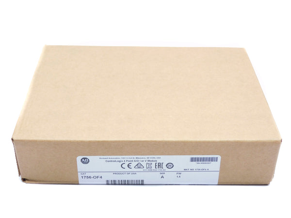 ALLEN BRADLEY 1756-OF4 SER. A F/W 1.5 DATE: 2018 NSFS