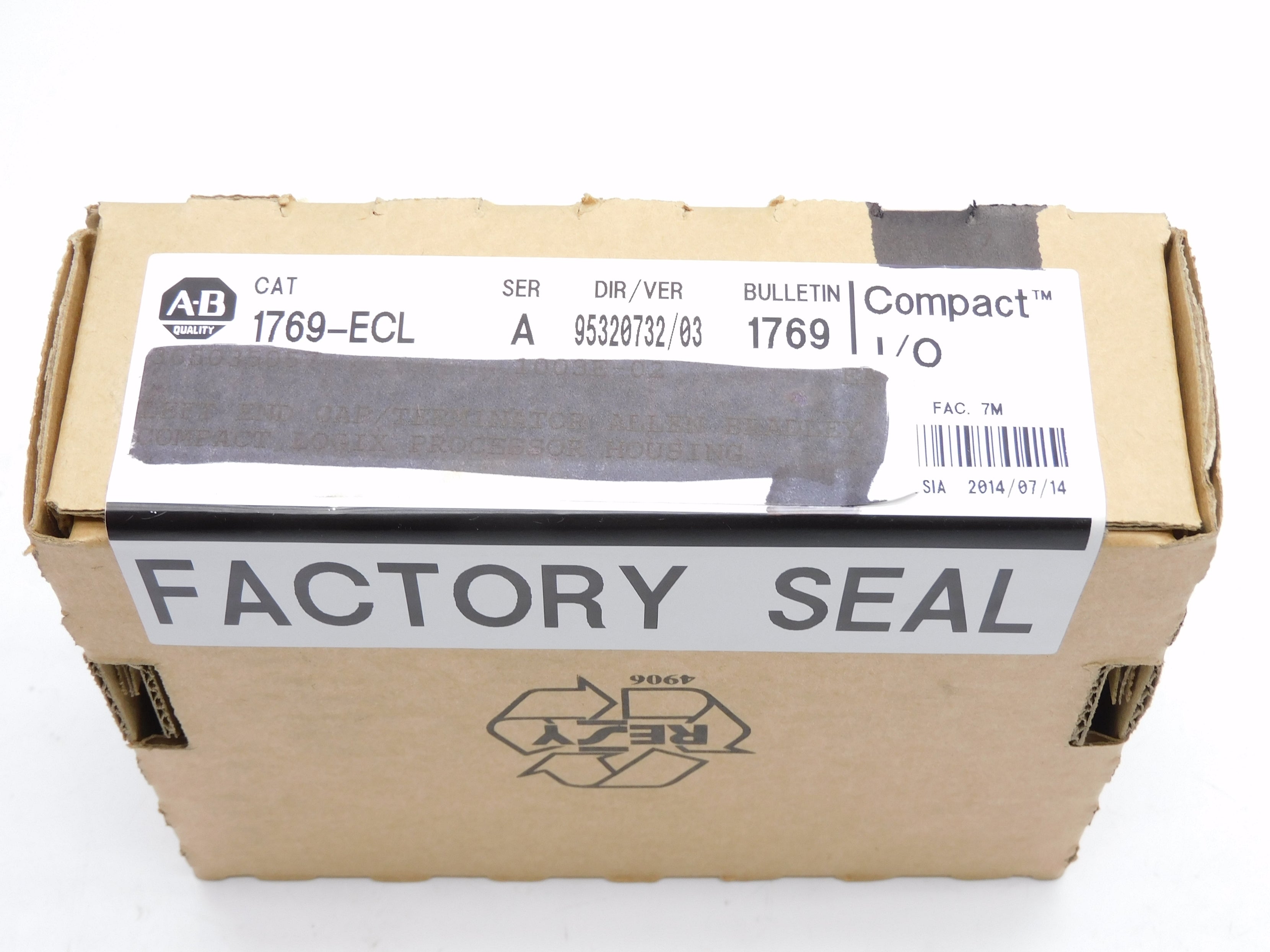 ALLEN BRADLEY 1769-ECL SER. A DATE: 2014 NSFS