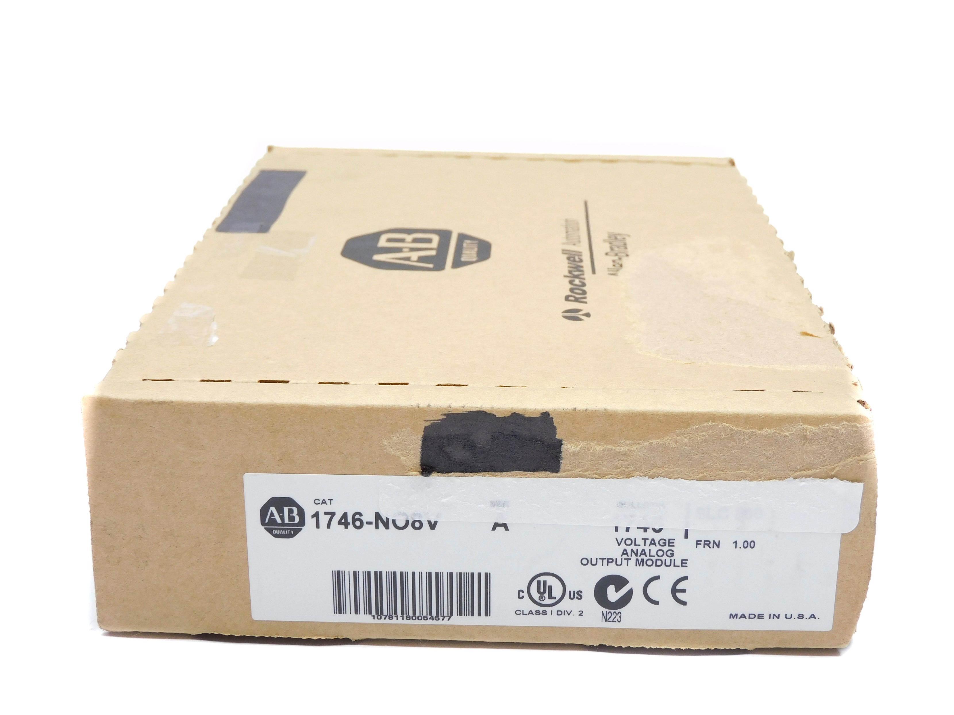 ALLEN BRADLEY 1746-N08V SER. A F/W 1.00 DATE: 2017 REMAN