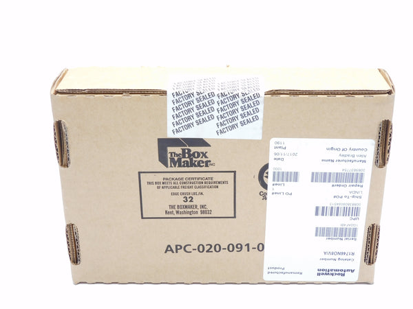 ALLEN BRADLEY 1746-N08V SER. A F/W 1.00 DATE: 2017 REMAN