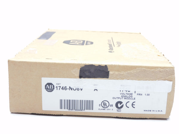 ALLEN BRADLEY 1746-N08V SER. A F/W 1.00 DATE: 2017 REMAN