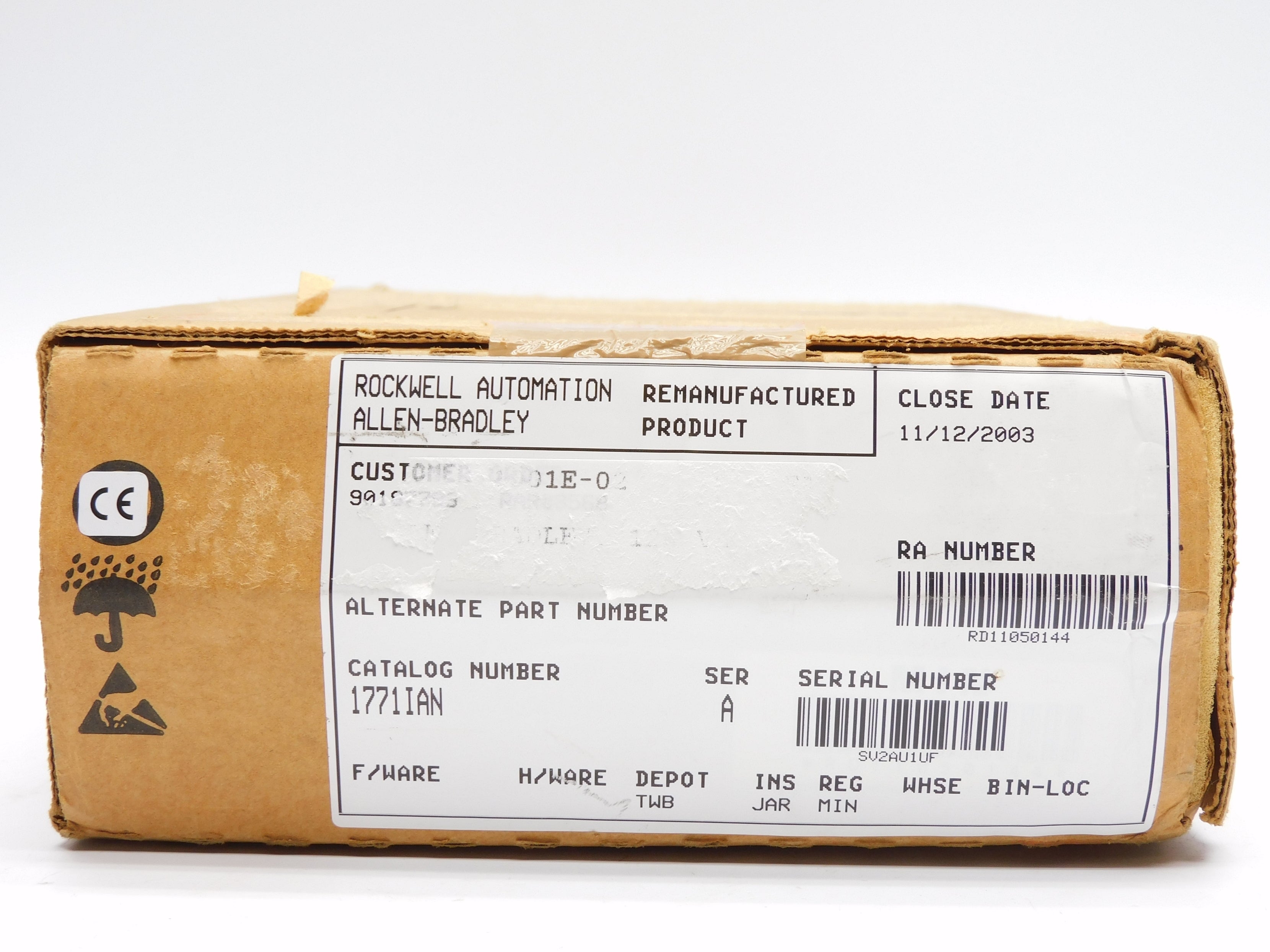 ALLEN BRADLEY 1771-IAN SER. A REMAN