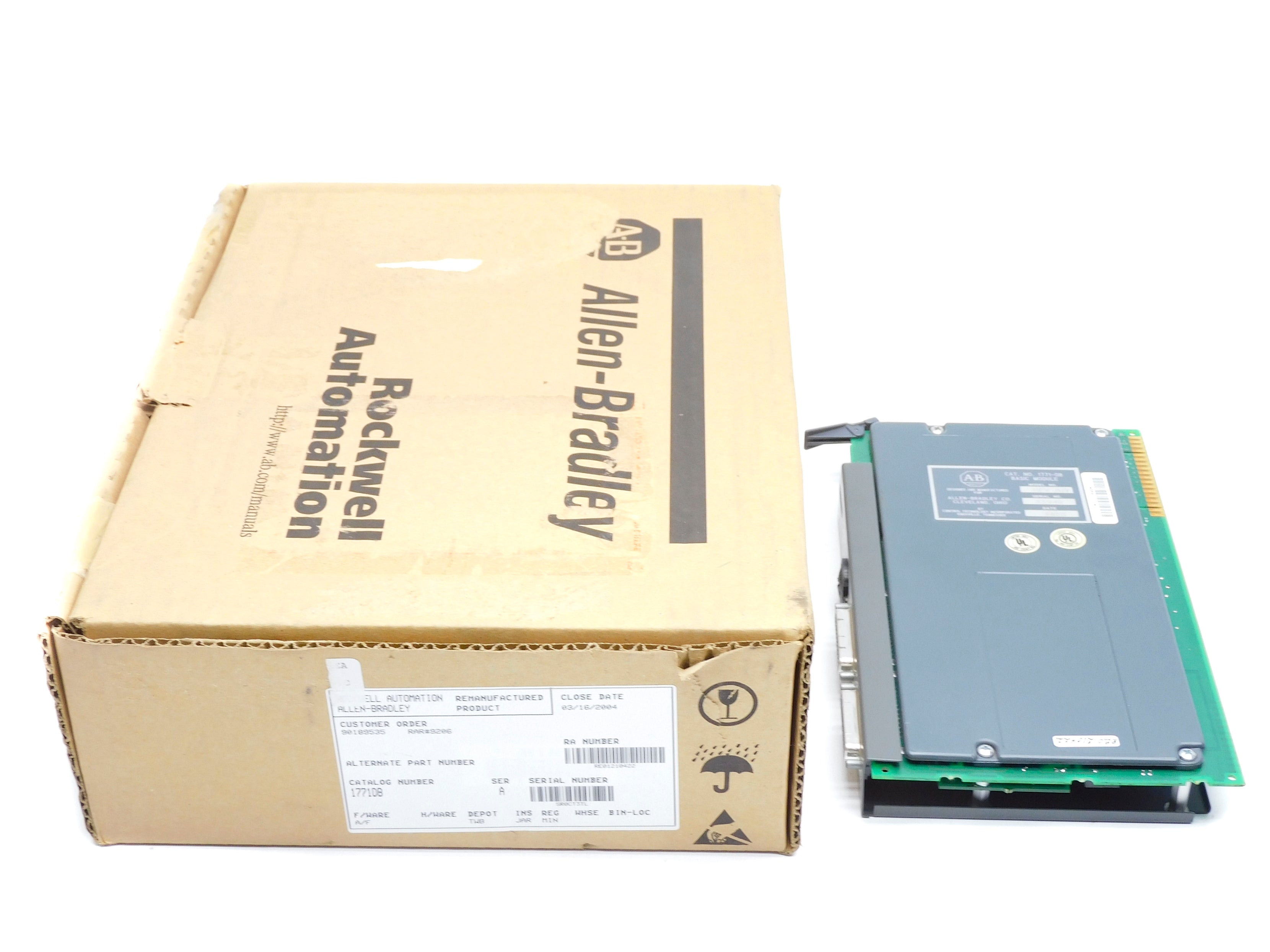 ALLEN BRADLEY 1771-DB SER. A F/W A/F (AS PICTURED) REMAN