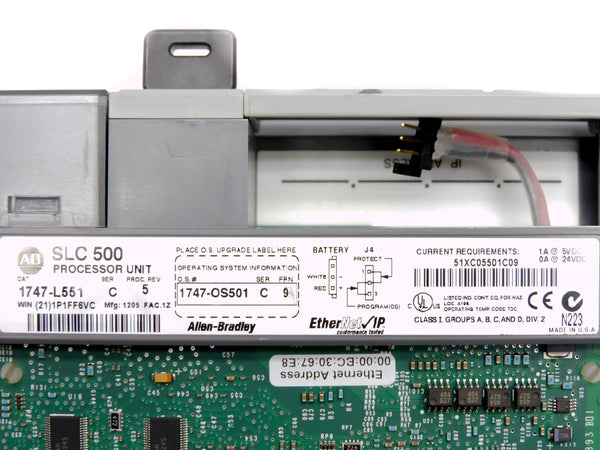 ALLEN BRADLEY 1747-L551 SER. C F/W 9 NSNP