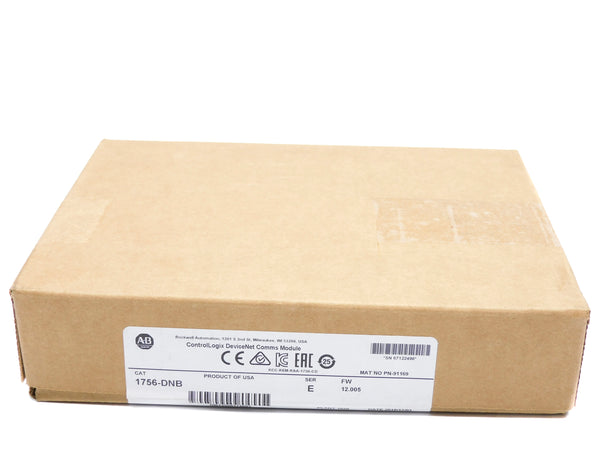 ALLEN BRADLEY 1756-DNB SER. E F/W 12.005 DATE: 2018 NSFS