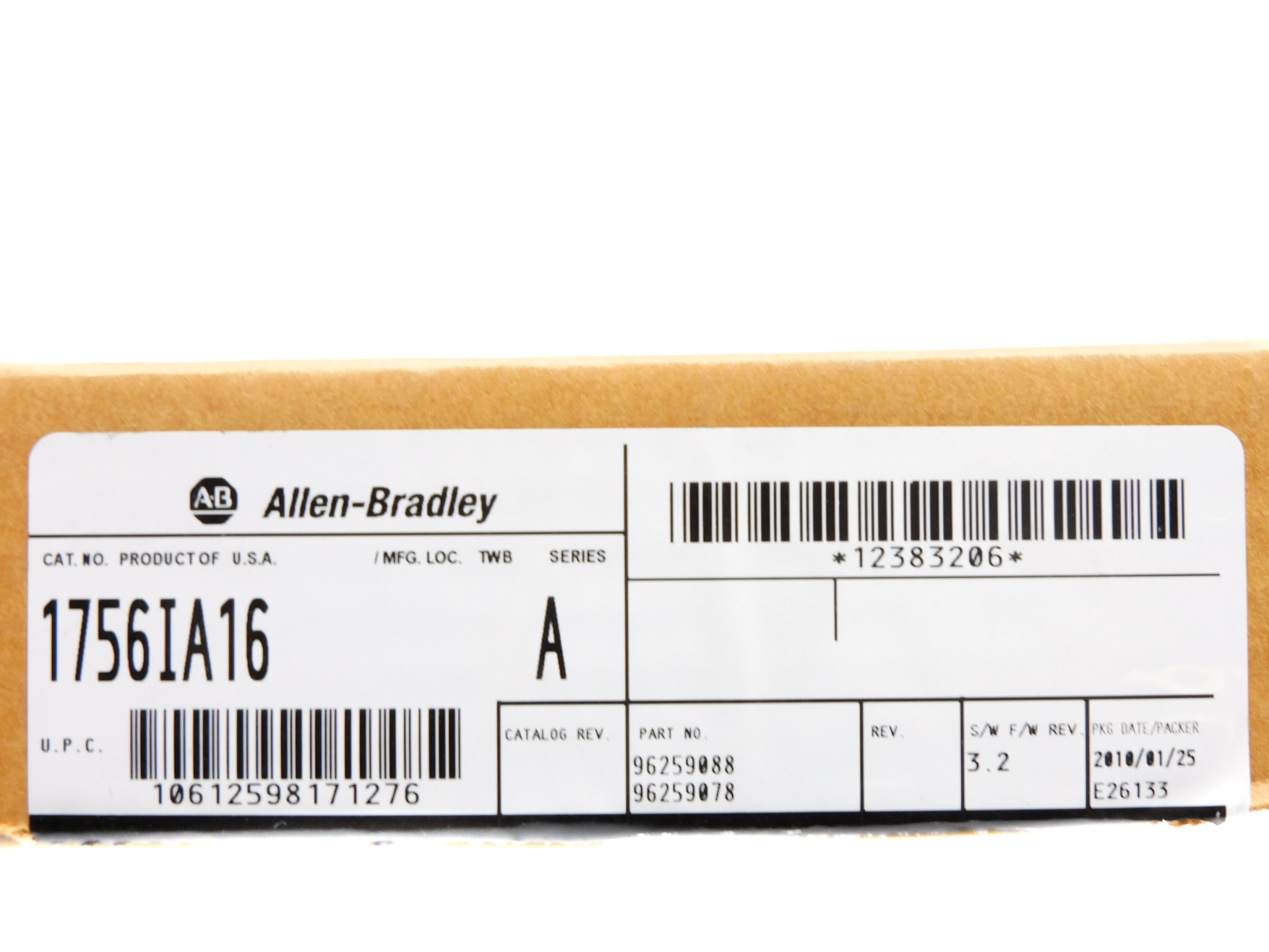 ALLEN BRADLEY 1756-IA16 SER. A F/W 3.2 NSMP