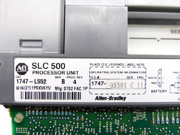 ALLEN BRADLEY 1747-L552 SER. B F/W 11 (NO KEY) REMAN