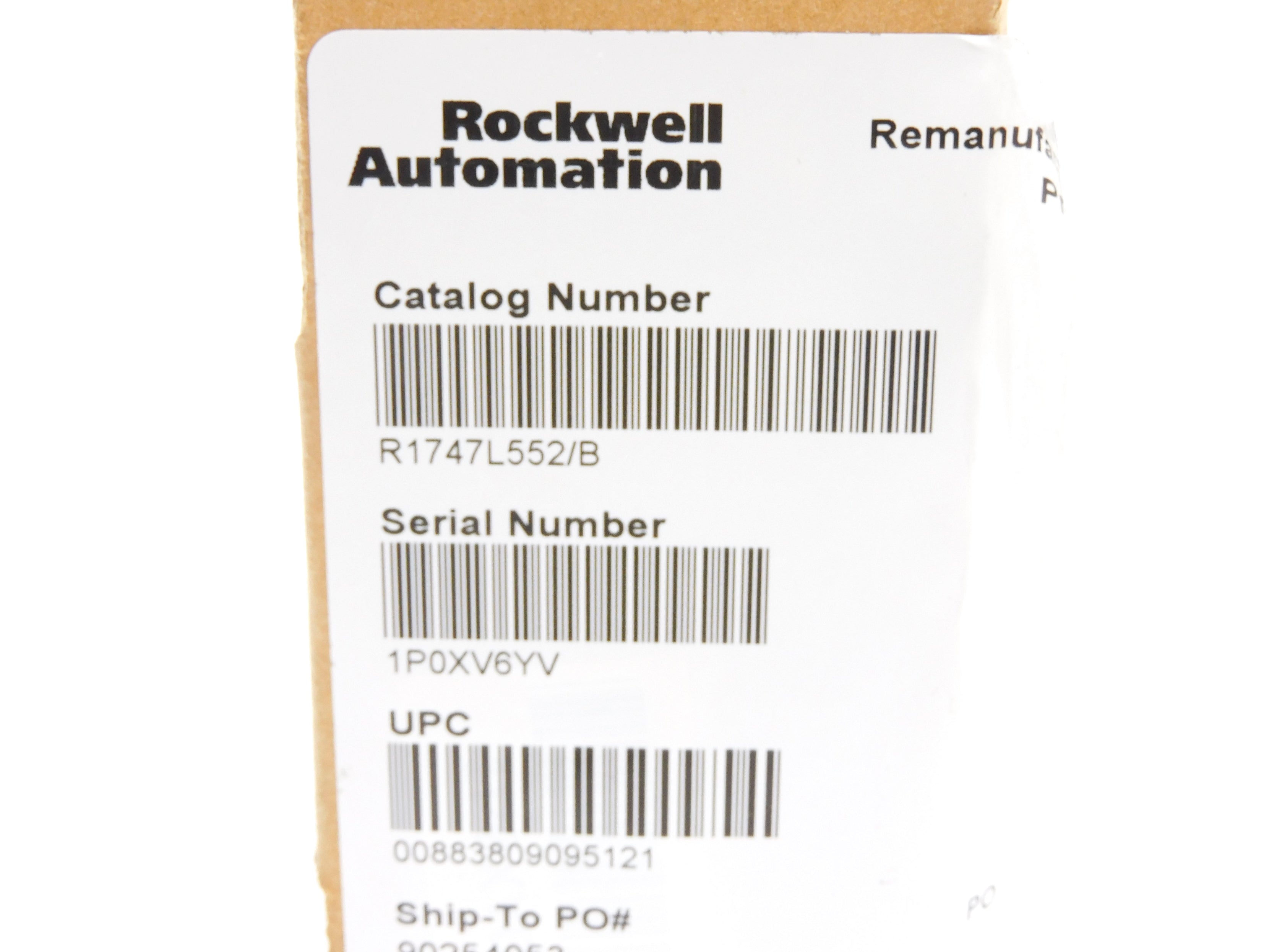 ALLEN BRADLEY 1747-L552 SER. B F/W 11 (NO KEY) REMAN