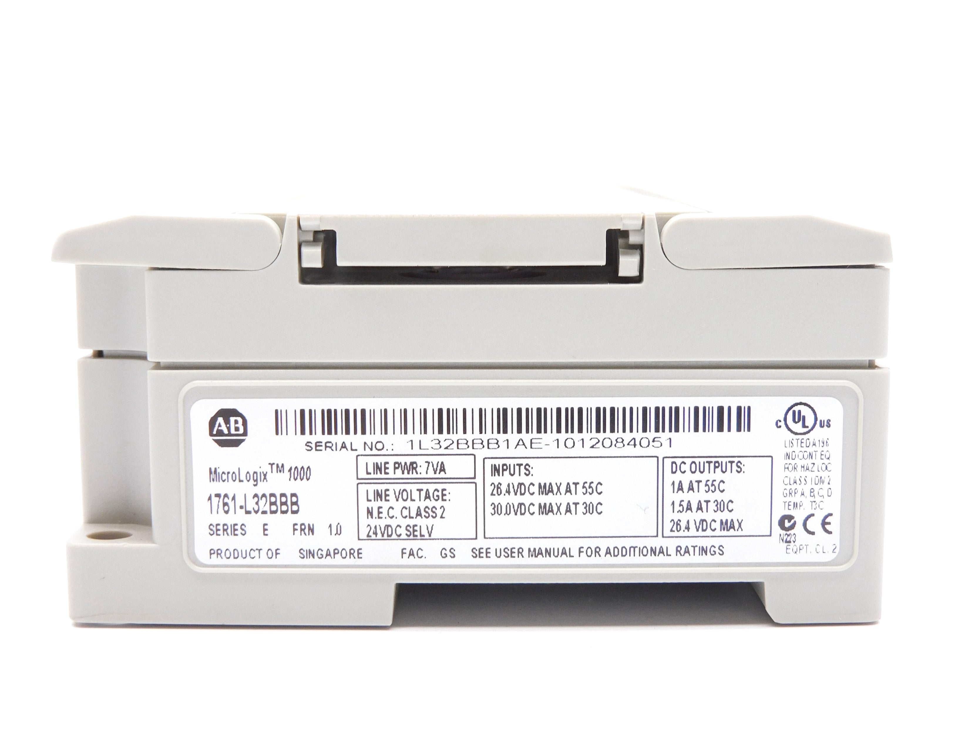 ALLEN BRADLEY 1761-L32BBB SER. E F/W 1.0 NSMP