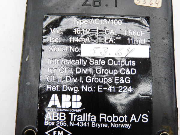 ABB AC13/100 (AS PICTURED) UNMP