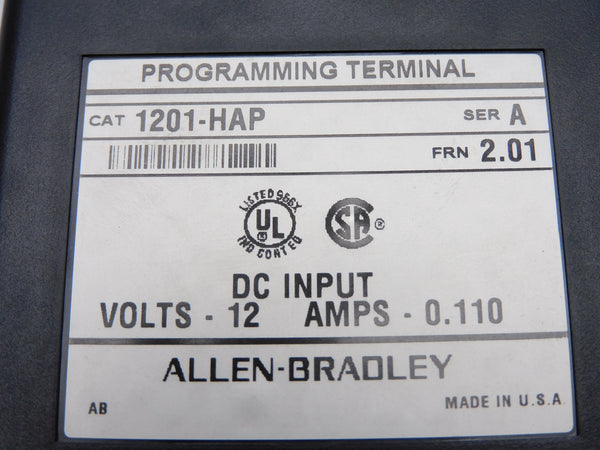 ALLEN BRADLEY 1201-HAP SER. A F/W 2.01 NSMP