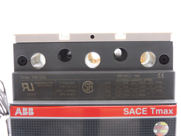 ABB T4H250 PR221DS 250A 600V (AS PICTURED) NSNP