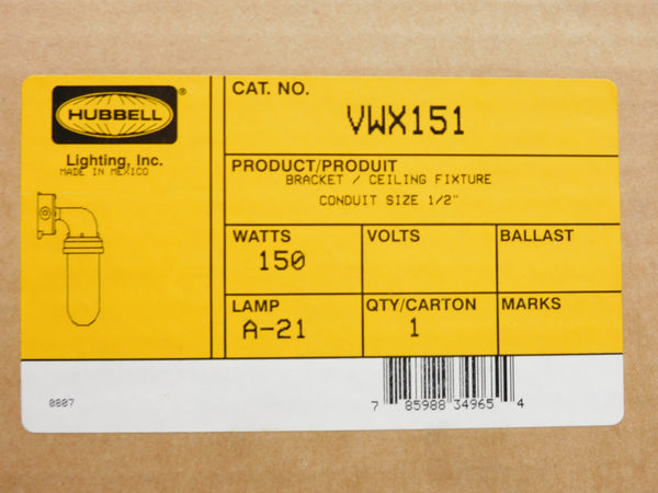 HUBBELL VWX151 (AS PICTURED) NSMP