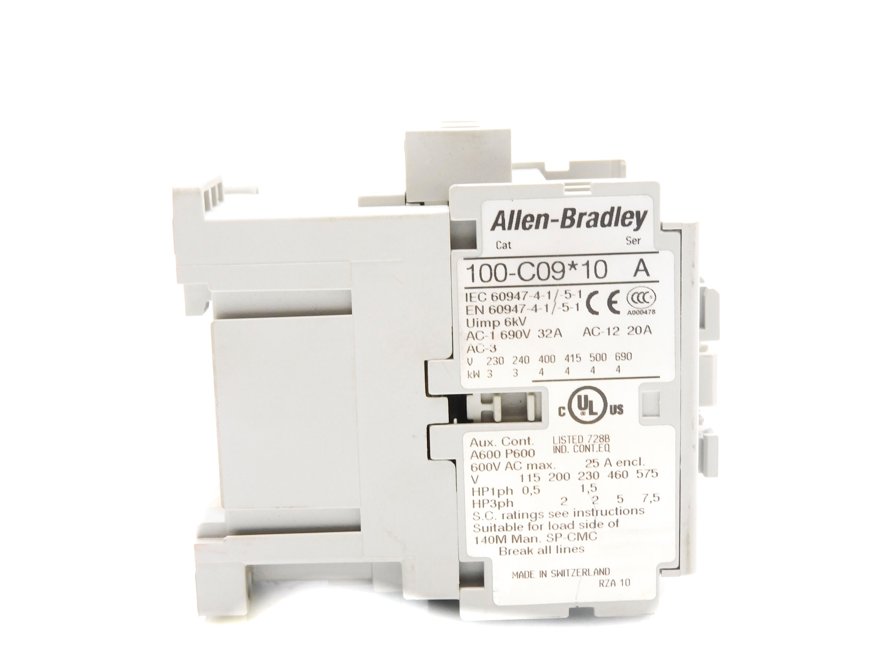 ALLEN BRADLEY 100-C09B10 SER. A 440/480V 32A NSNP