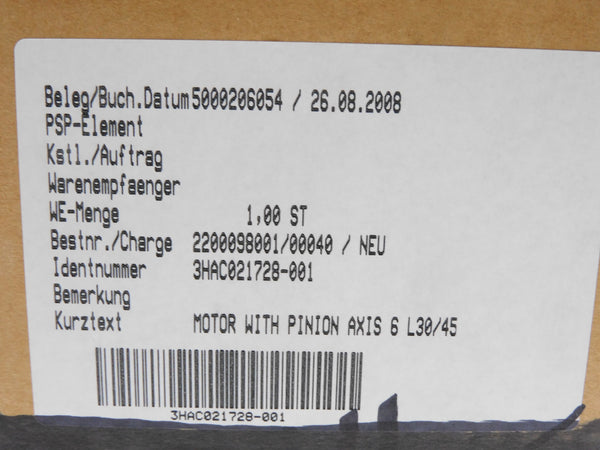 ABB 3HAC021728-001 NSFS