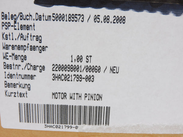 ABB 3HAC021799-003 NSFS