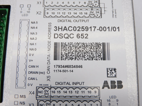 ABB 3HAC025917-001/01 DSQC652 NSMP