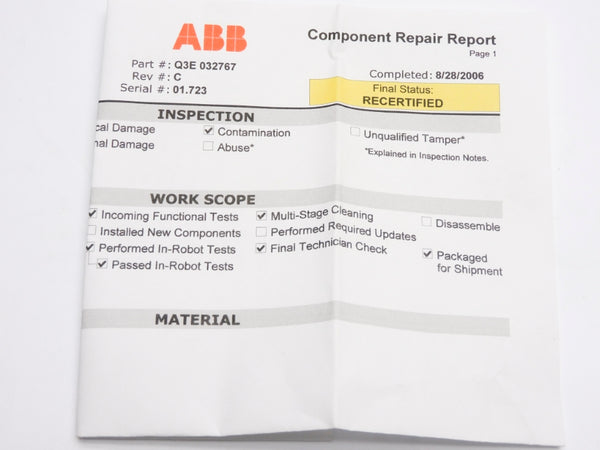 ABB IOP-05 E-32767 (AS PICTURED) REMAN