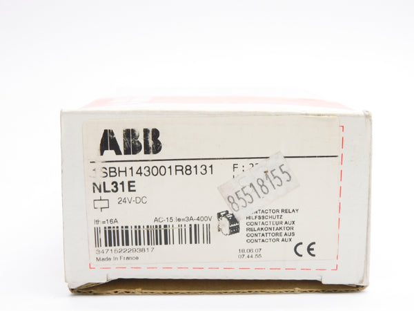 ABB 1SBH143001R8131 NL31E 24VDC NSMP