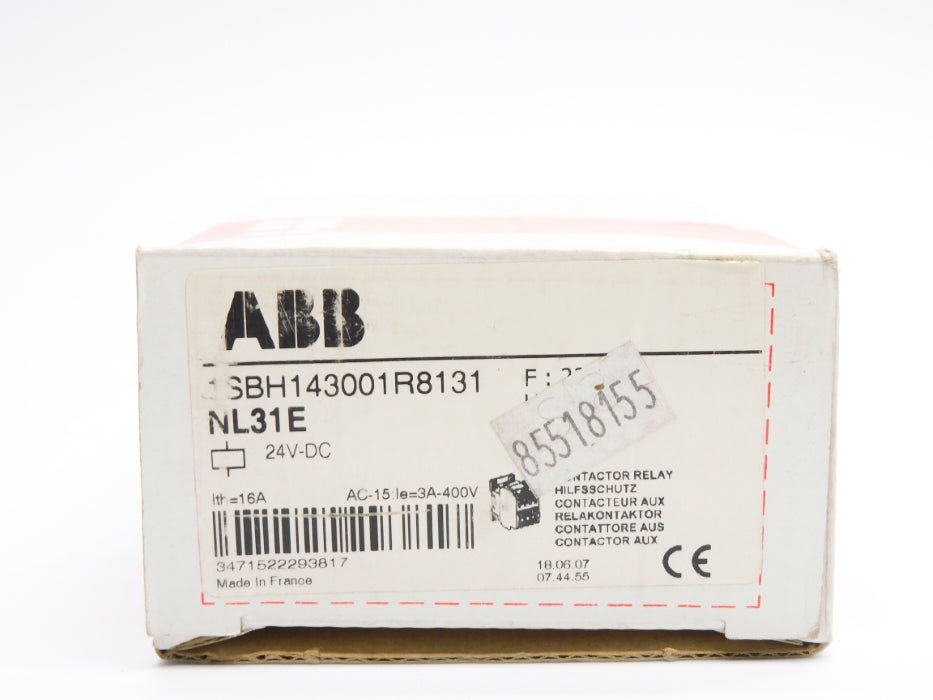 ABB 1SBH143001R8131 NL31E 24VDC NSMP