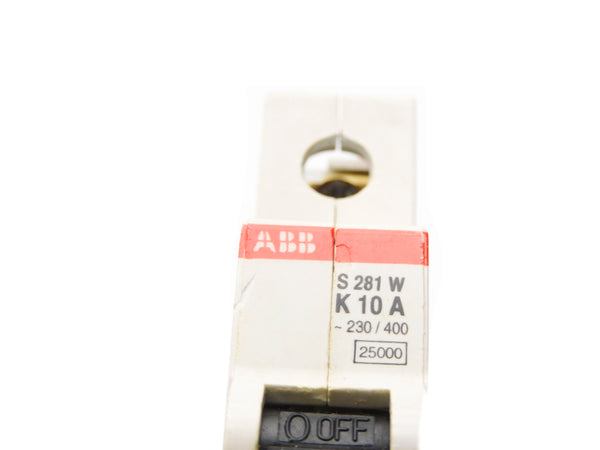 ABB S281W-K10A 10A 230/400V UNMP