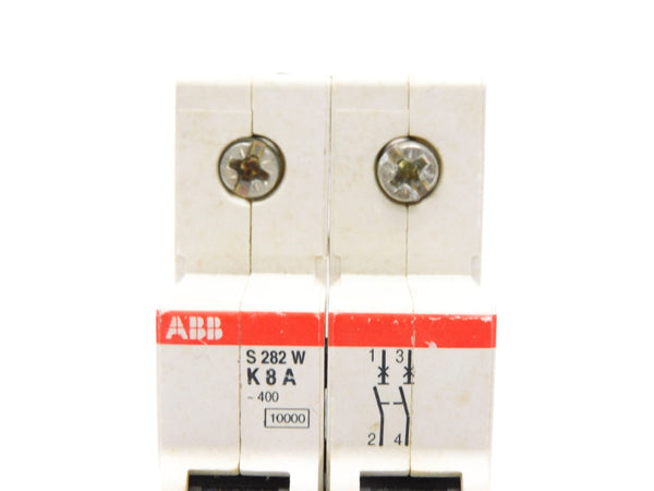 ABB S282W-K8A 8A 400V UNMP