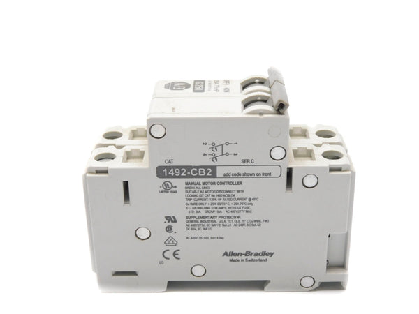 ALLEN BRADLEY 1492-CB2-G250 SER. C 25A 480/277V (AS PICTURED) UNMP