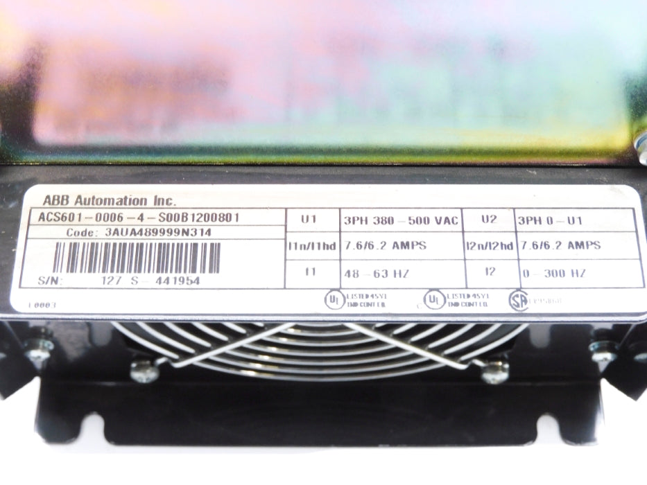 ABB ACS601-0006-4-S00B1200801 3AUA489999N314 NSNP