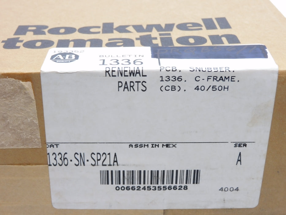 ALLEN BRADLEY 1336-SN-SP21A SER. A NSFS