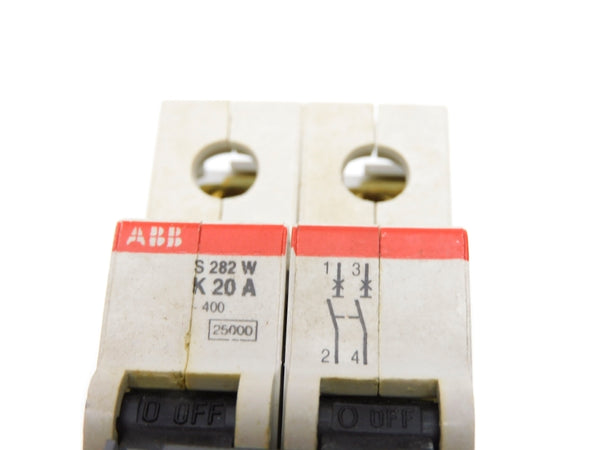 ABB S282WK20A 20A 277/480VAC UNMP