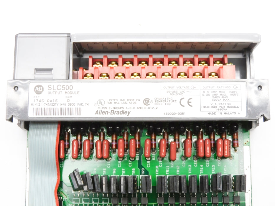 ALLEN BRADLEY 1746-OA16 SER. D (AS PICTURED) NSNP