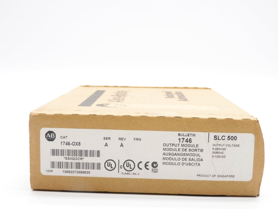 ALLEN BRADLEY 1746-OX8 SER. A DATE: 2009 NSFS