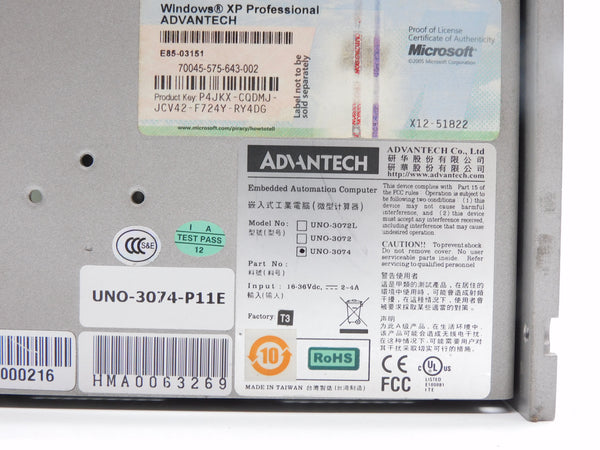 ADVANTECH UNO-3074 (AS PICTURED) UNMP