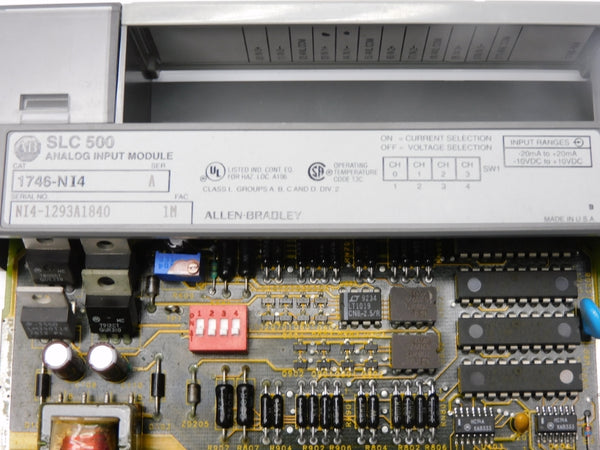 ALLEN BRADLEY 1746-NI4 SER. A  10VDC (NO TERMINAL) UNMP