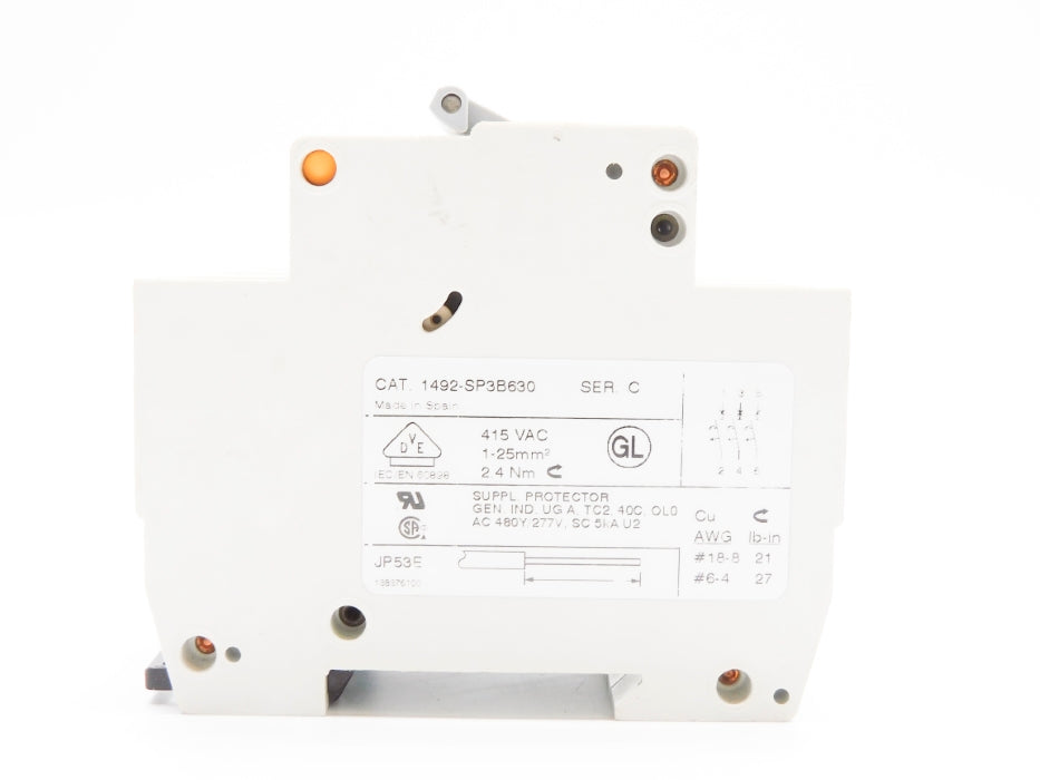 ALLEN BRADLEY 1492-SP3B630 SER. C 63A 415VAC NSNP
