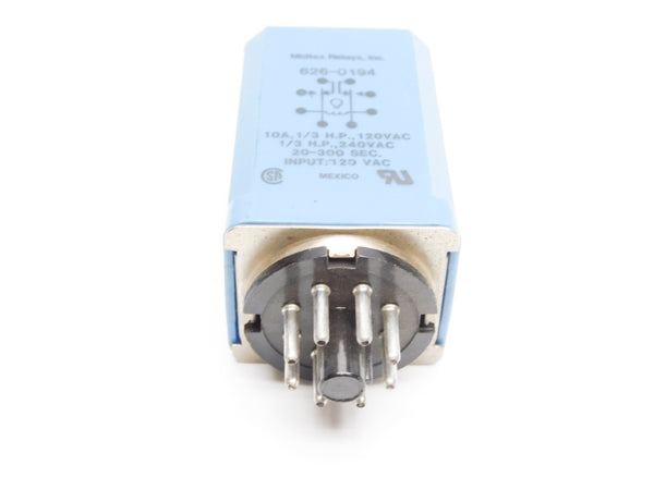 MIDTEX RELAYS 626-0194 120VAC 10A UNMP