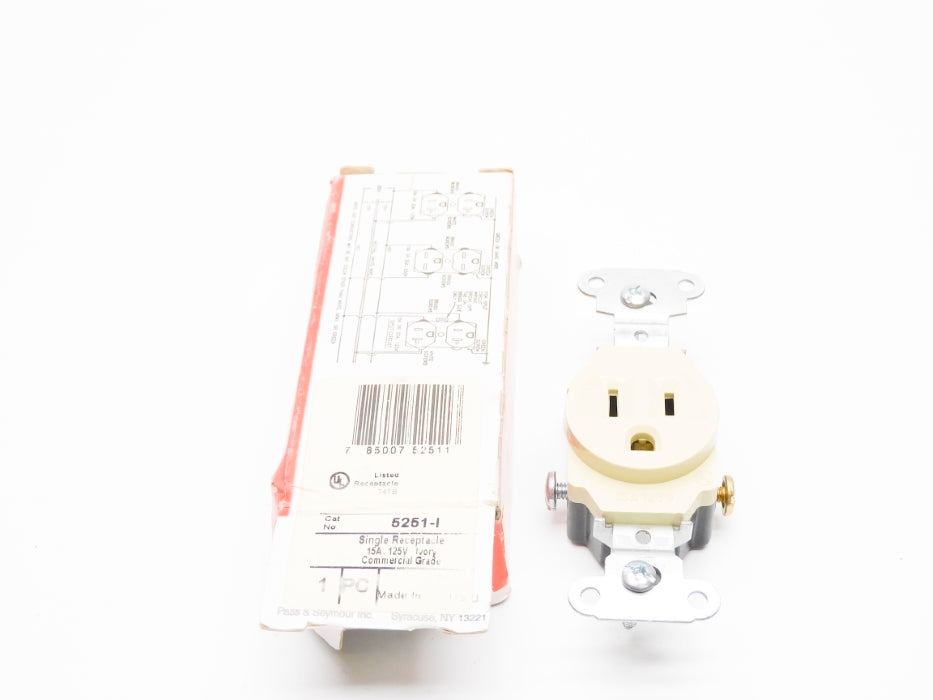 PASS&SEYMOUR LEGRAND 5251-I (IVORY) NSMP