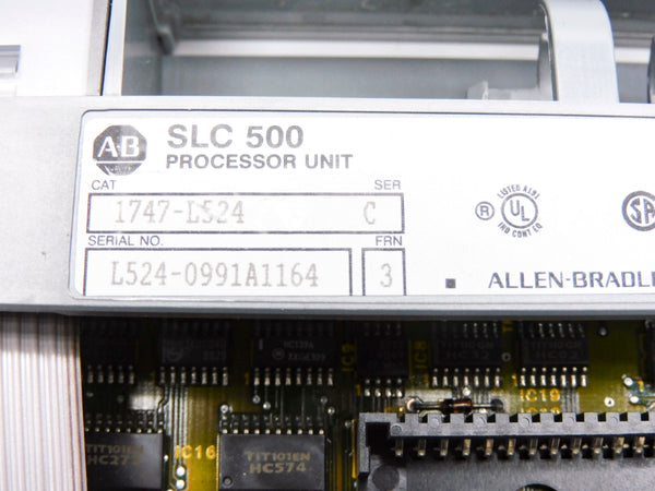 ALLEN BRADLEY 1747-L524 SER. C F/W 3 (NO BATTERY) UNMP