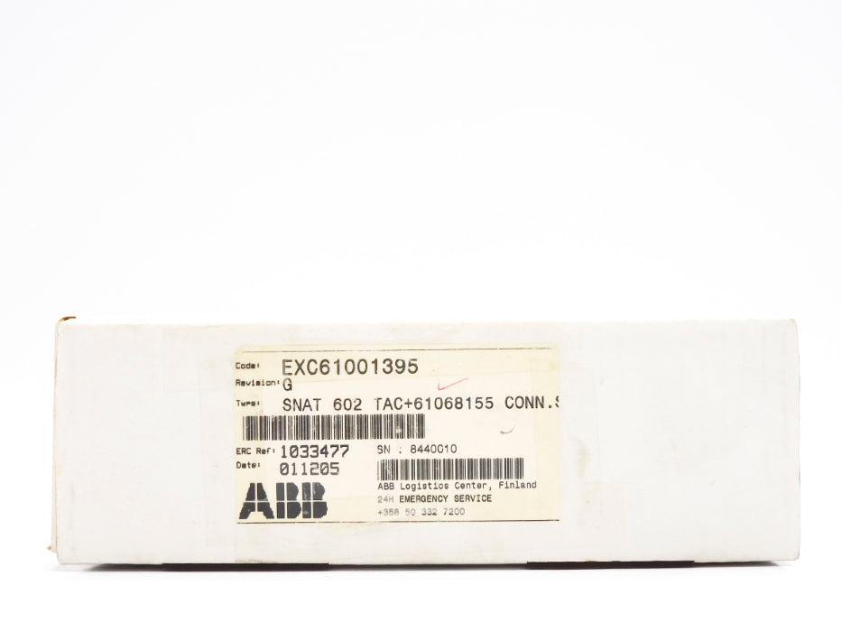 ABB SNAT602TAC 61001395 REV. G NSMP