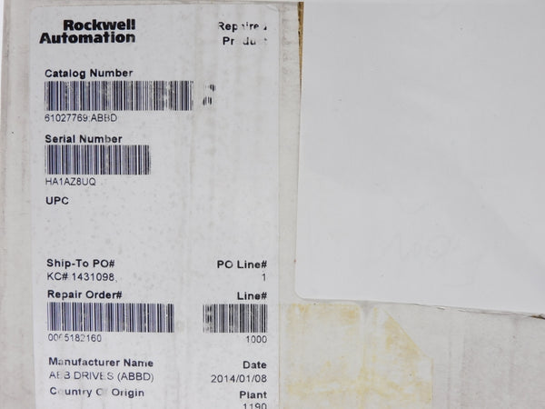 ABB SNAT607MCI 61027769 REMAN