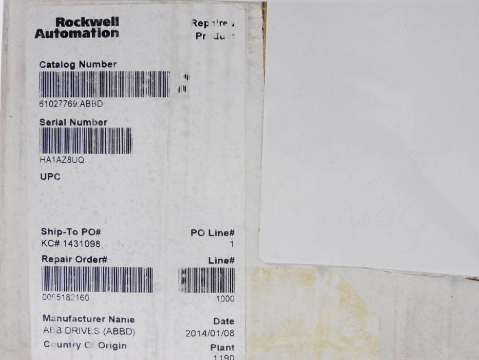 ABB SNAT607MCI 61027769 REMAN