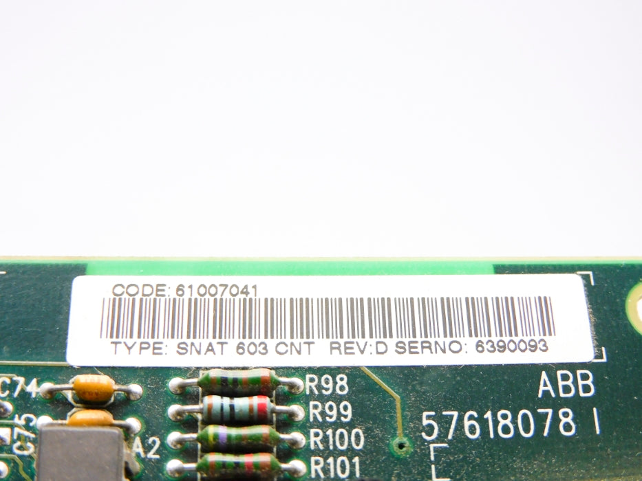 ABB SNAT603CNT 61007041 REV. D UNMP