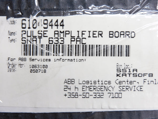 ABB SNAT633PAC 61049444 UNMP